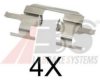 OJD 1091711 Accessory Kit, disc brake pads